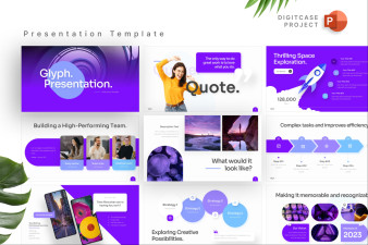 Violet Creative Modern Presentation Template